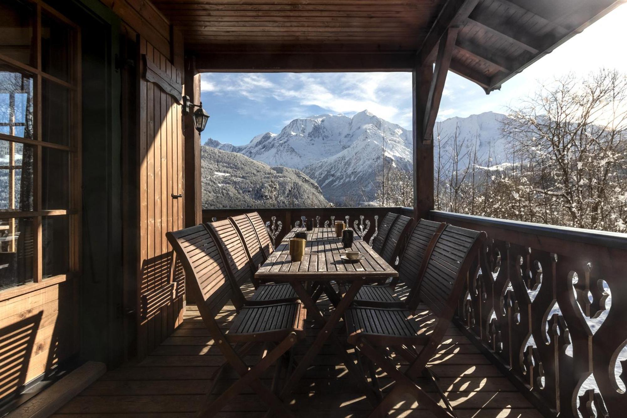 Chalet Marie Paradis Vue Mont Blanc Сен-Жерве-ле-Бен Екстер'єр фото