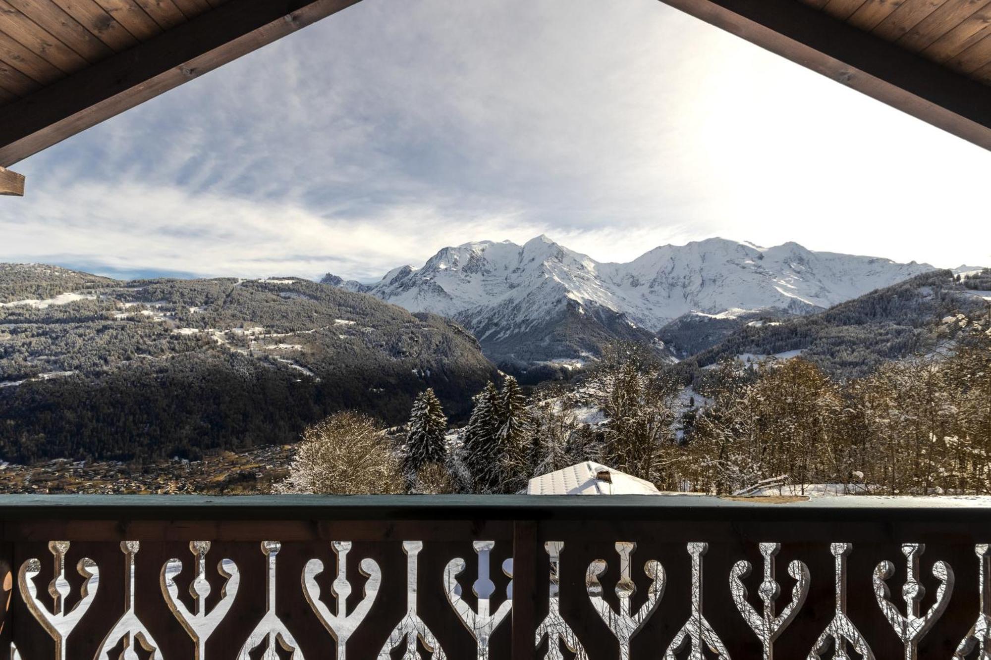 Chalet Marie Paradis Vue Mont Blanc Сен-Жерве-ле-Бен Екстер'єр фото